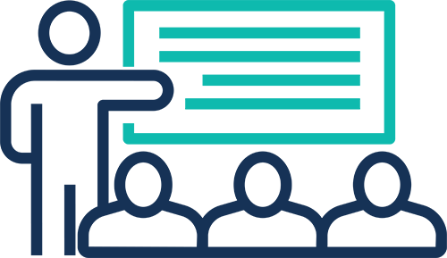 In person graphic